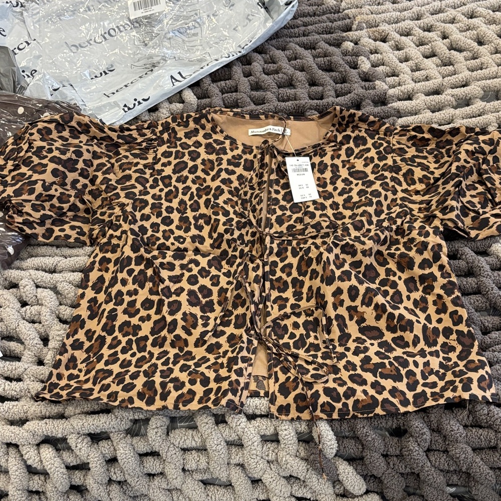 Abercrombie & Fitch Leopard Print Camisole